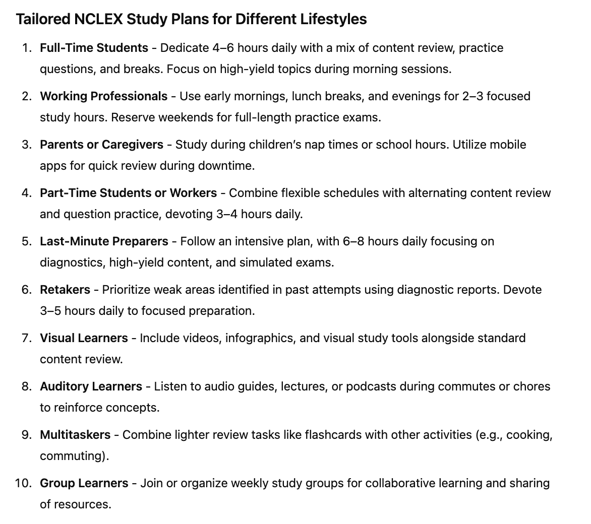 Tailored NCLEX study plans for different lifestyles, What makes the NCLEX challenging, How to prepare for the hardest NCLEX questions